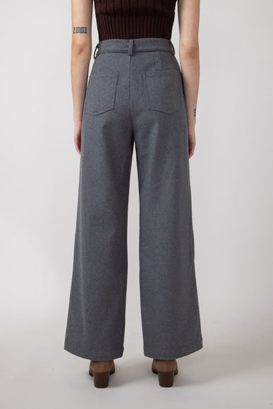 Wishlist Pleated Trouser Pants for Women in Charcoal