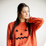 Pumpkin Sweater for Women in Orang