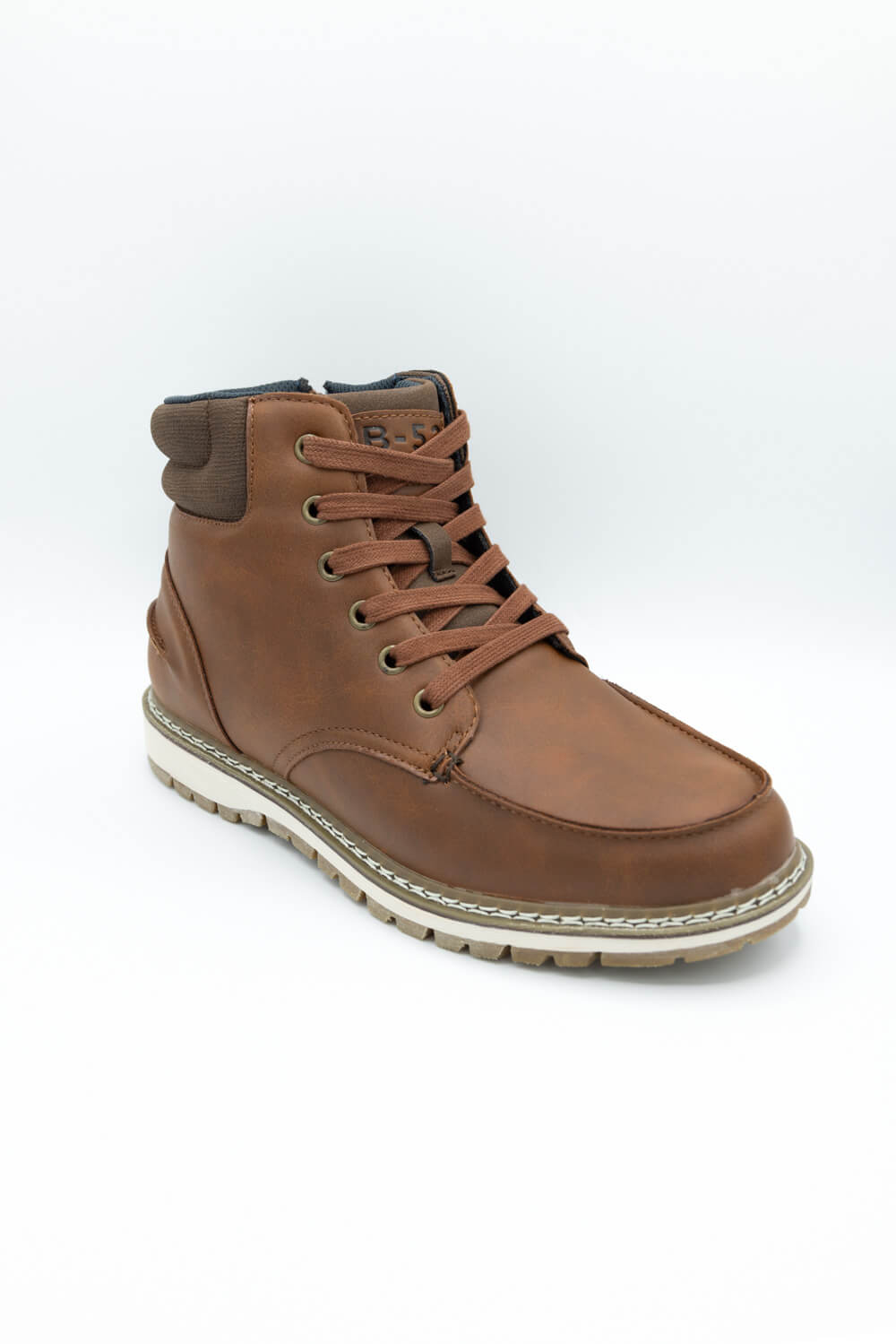 B52 by Bullboxer Moc Toe Boots for Men in Cognac 877 A5 8413A COGNAC Glik s