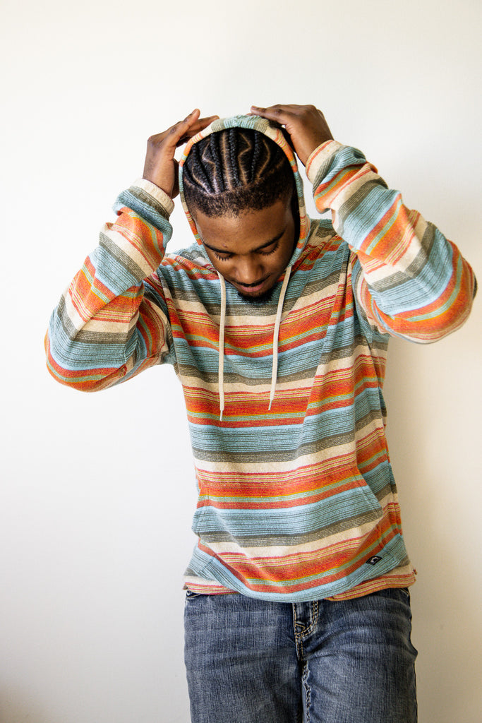 Billabong striped hoodie best sale