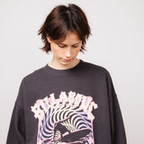 Billabong Ride in Oversized Sweatshirt for Women in Black