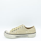 Blowfish Malibu Kenzie Sneakers for Women in Tan Destroyed Denim