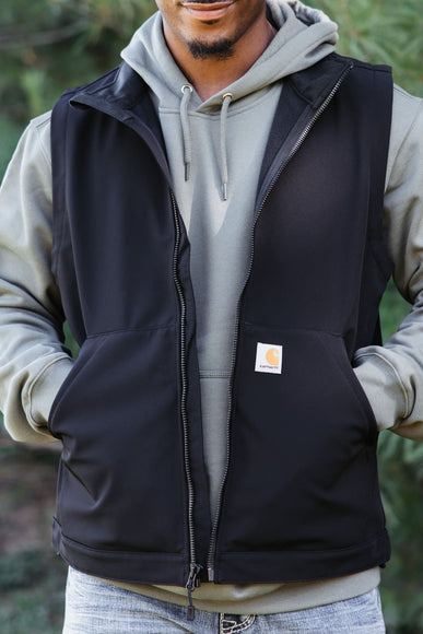 Carhartt Rain Defender Softshell Vest for Men in Black