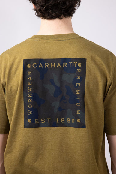 Carhartt Relaxed Fit Lightweight Camo Graphic T-Shirt for Men in Green