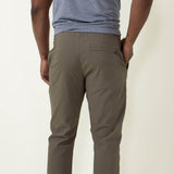 Copper & Oak Elastic File Tech Jogger Pants for Men in Mushroom Green