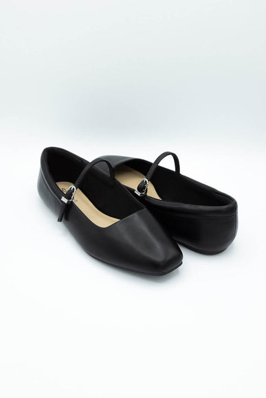 Soda Kiana Ballet Flats for Women in Black Flats for Women in Black