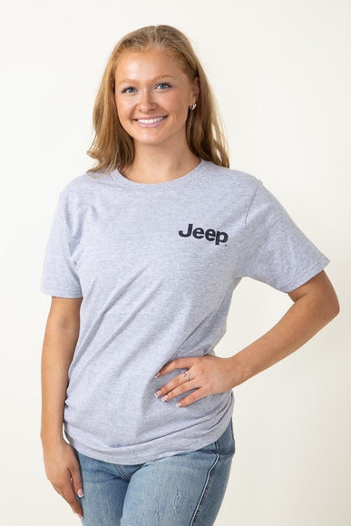 Jeep USA T-Shirt in Heather Grey