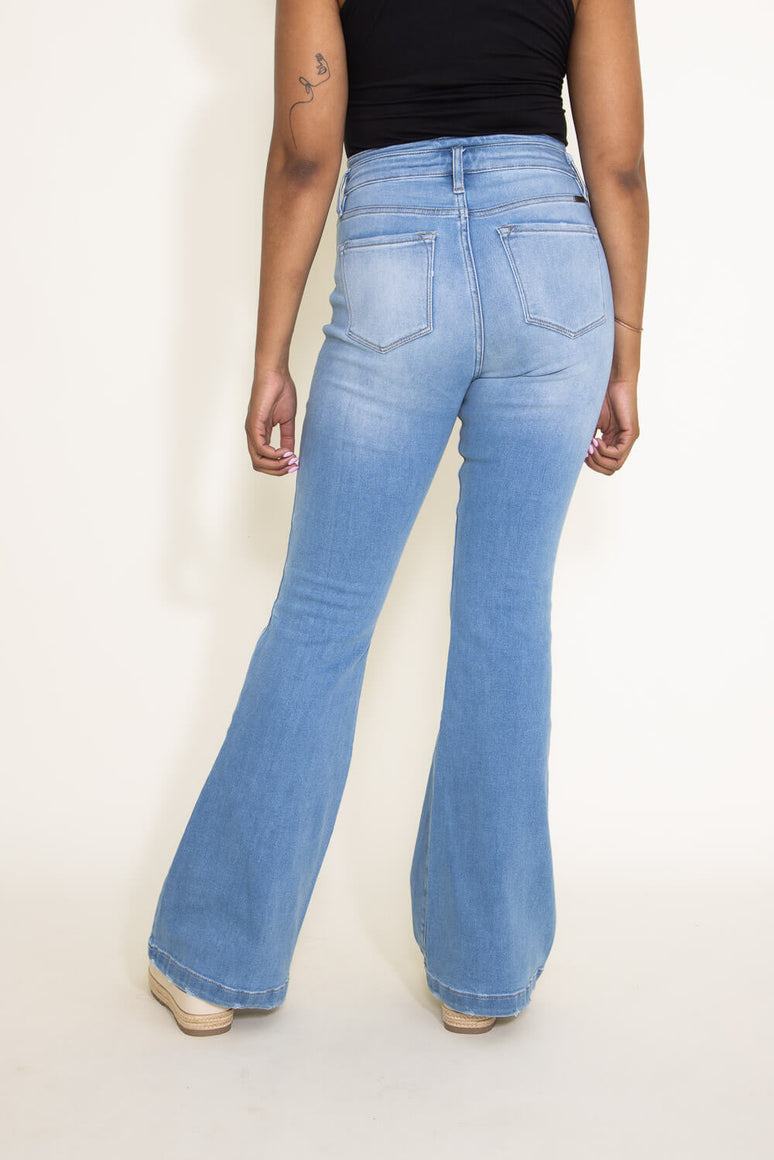 KanCan Mason Ultra High Rise Curvy Flare Jeans for Women | KC8602L-CV ...
