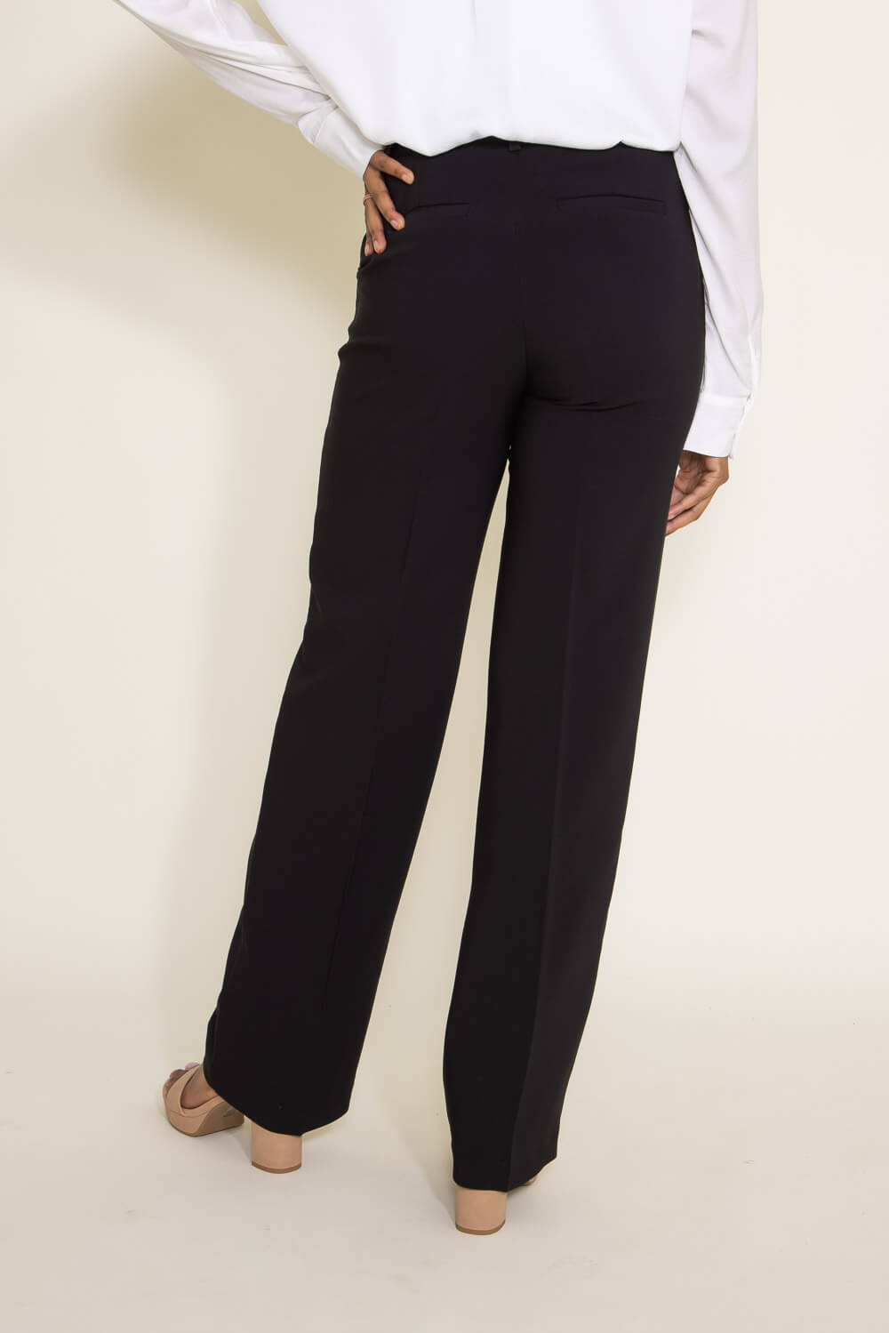 Womens 3/4 Linen Trousers Ladies Rib Back Cropped Pants Elastic Waist  Summer Half Shorts Plus Size | Fruugo KR