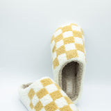 MIA Checker Slippers for Women in Oatmeal