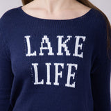 Miracle Lake Life Sweater for Women in Navy