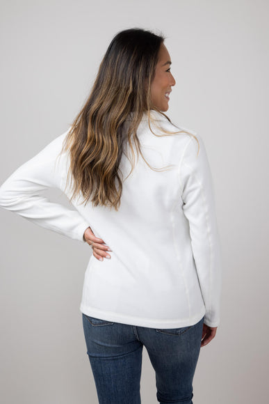 Patagonia Women’s Micro D Quarter Zip in Birch White