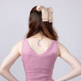 Scallop Tank Top for Women in Dusty Pink | TW1000-DUSTYPINK