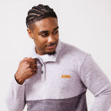 Simply Southern Quarter Snap Pullover for Men in Smoke