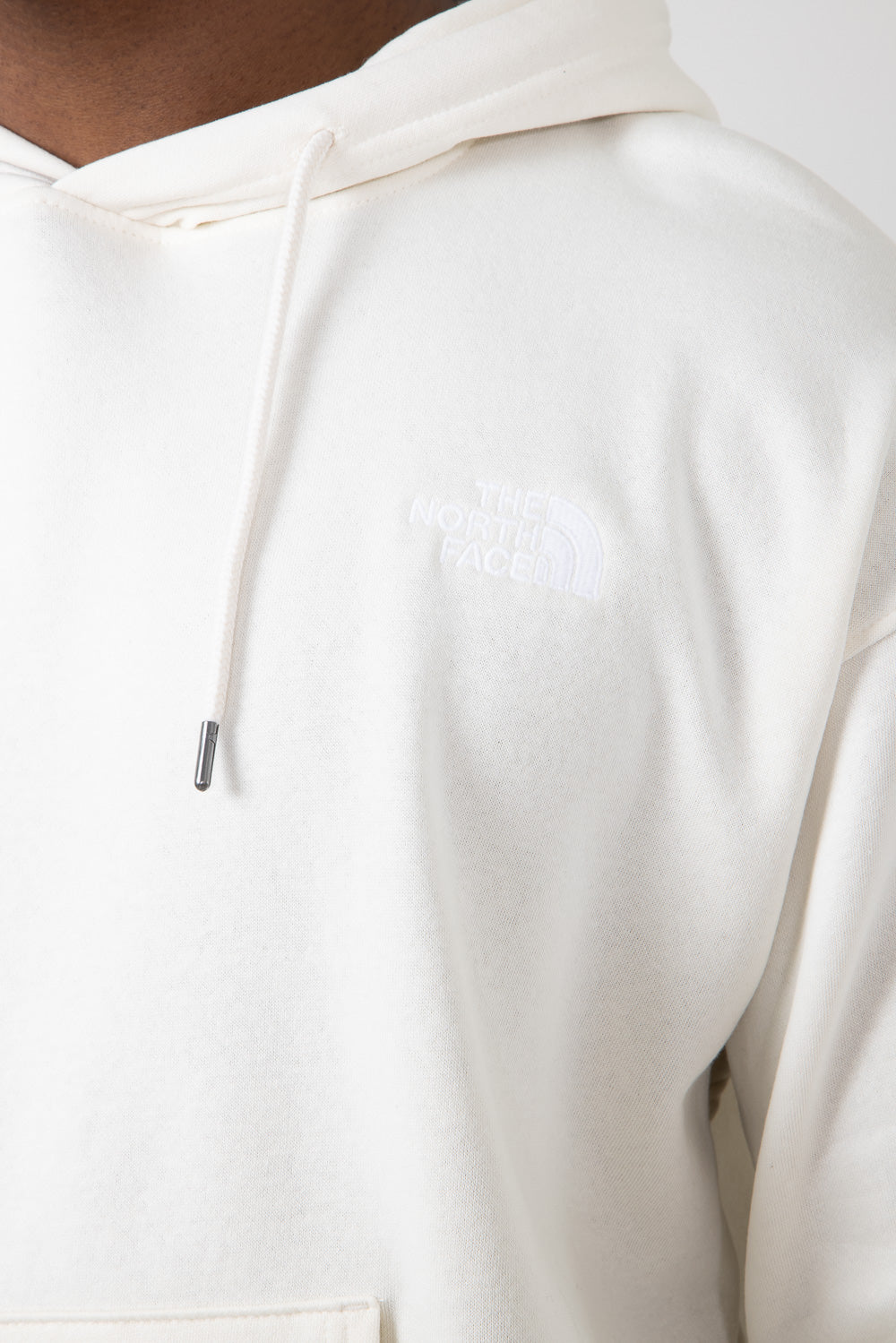 North face vintage white hoodie hotsell