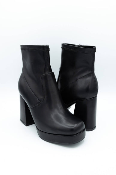 Top Moda East GoGo Booties for Women in Black