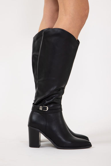 Top Moda Regent Tall Heeled Boots for Women in Black