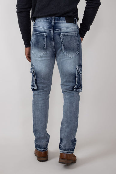 True Luck Fallon Cargo Straight Jeans for Men