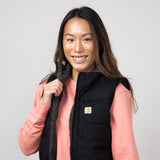 Carhartt Montana Puffer Insulated Reversible Vest for Women in Black