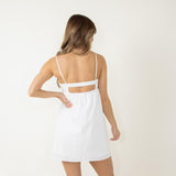 Hyfve Strappy Mini Dress for Women in Off White