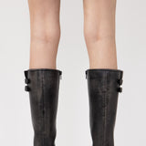 MIA Franco Buckle Tall Boots for Women in Black