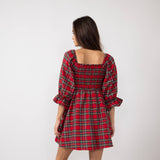 Simply Southern Holiday Dress for Women in Plaid