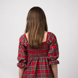 Simply Southern Youth Holiday Dress for Girls in Plaid