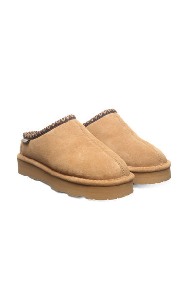 Bearpaw Martis Platform Slipper Clogs for Women in Iced Coffee