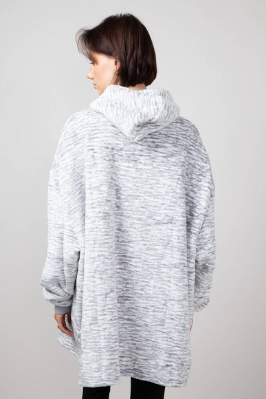 Simply Southern Simply Hoodie Poncho for Women in Heather Grey