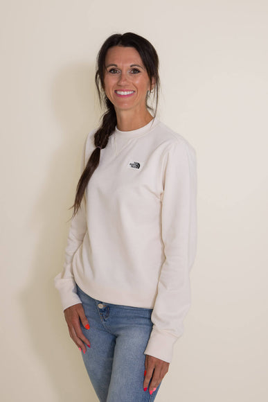The North Face Heritage Patch Sweatshirt for Women in White