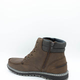 B52 by Bullboxer Moc Toe Boots for Men in Dark Brown