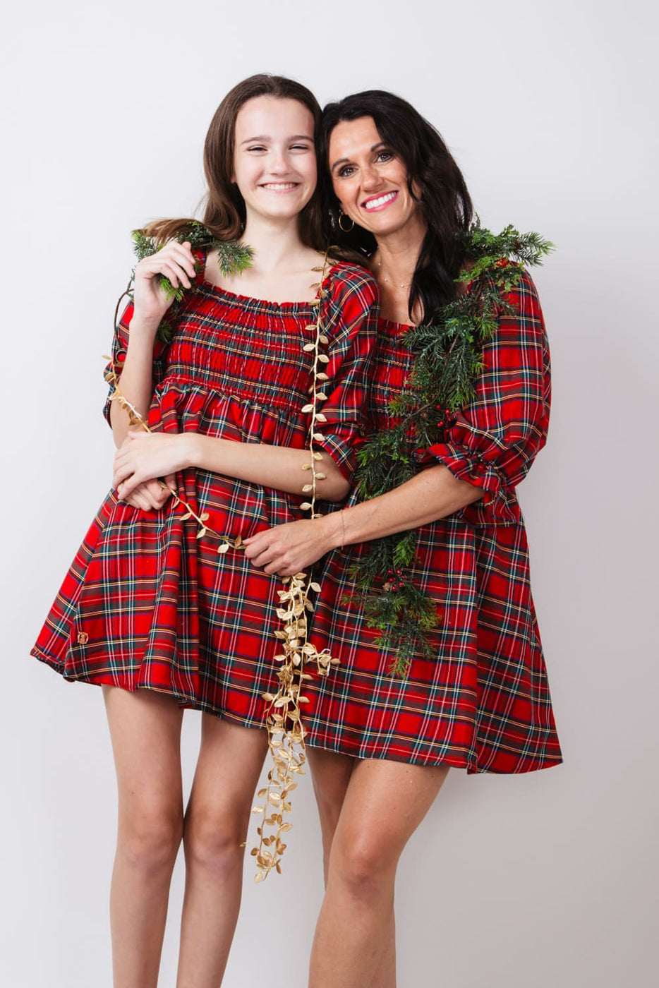 Plaid holiday dress hotsell