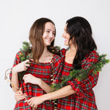 Simply Southern Youth Holiday Dress for Girls in Plaid