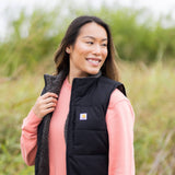 Carhartt Montana Puffer Insulated Reversible Vest for Women in Black