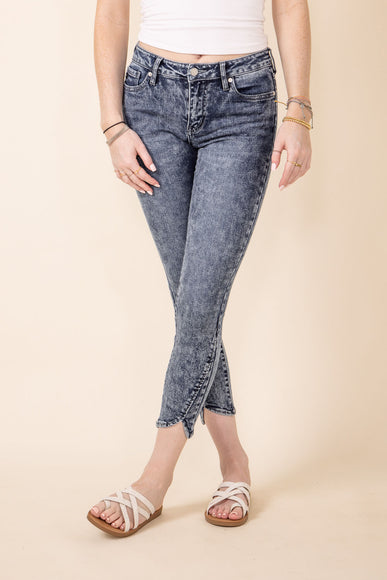 KanCan Temple Mid Rise Ankle Skinny Jeans for Women