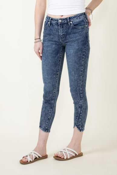 KanCan Temple Mid Rise Ankle Skinny Jeans for Women