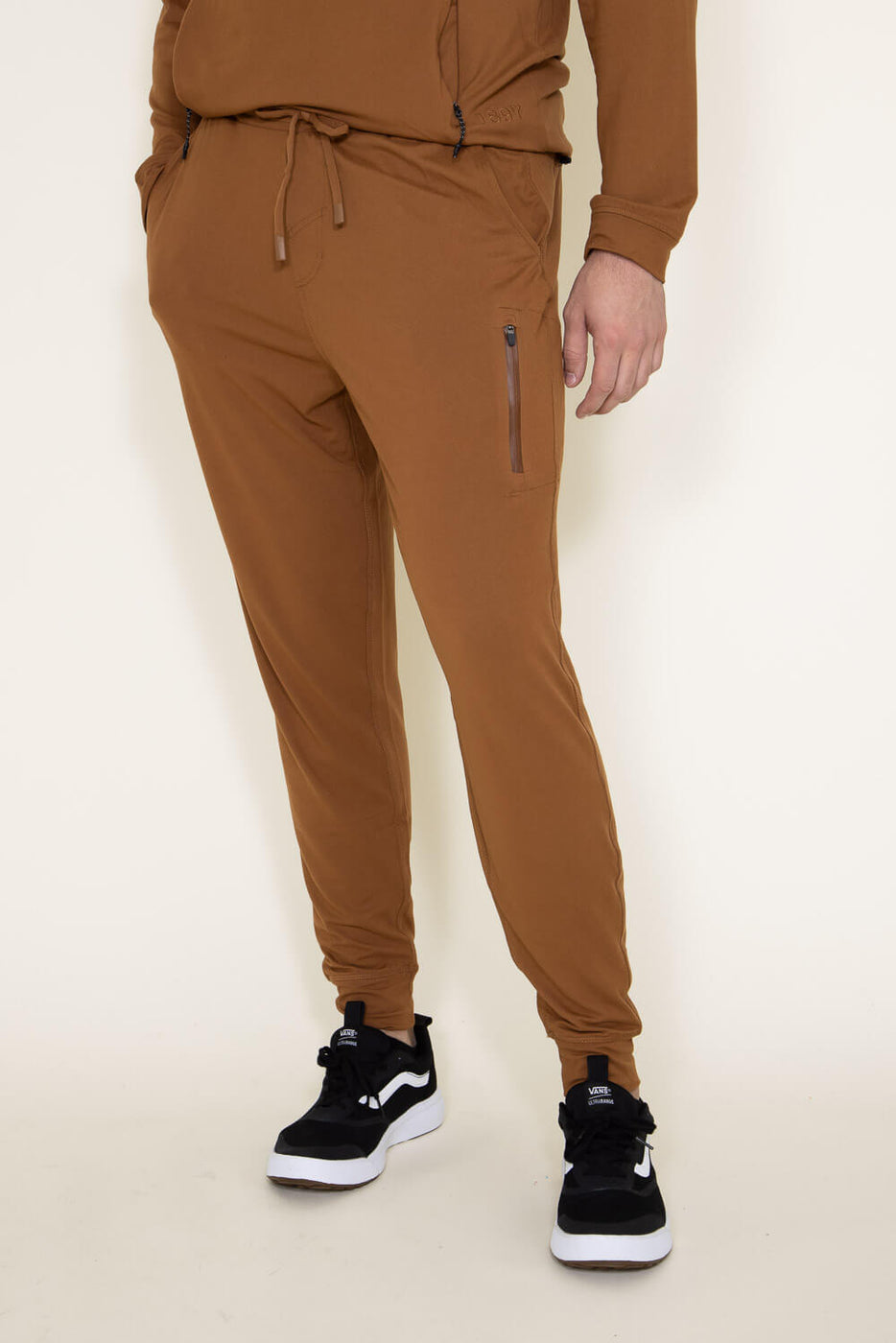 1897 Active Every Day Performance Joggers for Men in Brown