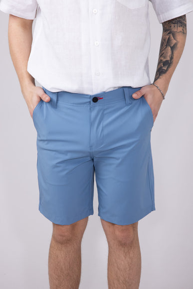 1897 Legends 9” Hydro Flat Front Shorts for Men in Light Blue