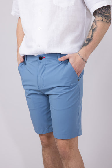 1897 Legends 9” Hydro Flat Front Shorts for Men in Light Blue