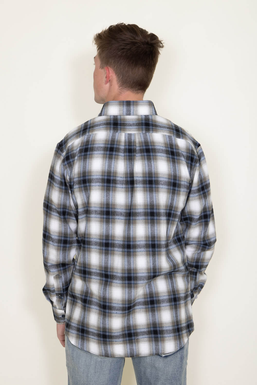 Green & Blue Check Flannel Shirt | SPIER & MACKAY