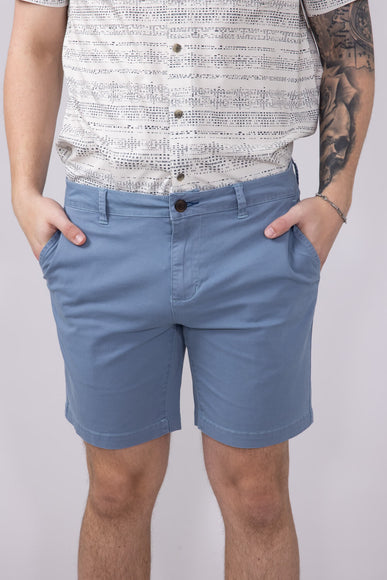 1897 Original 8" Heavy Wash Twill Shorts for Men in Malibu Blue