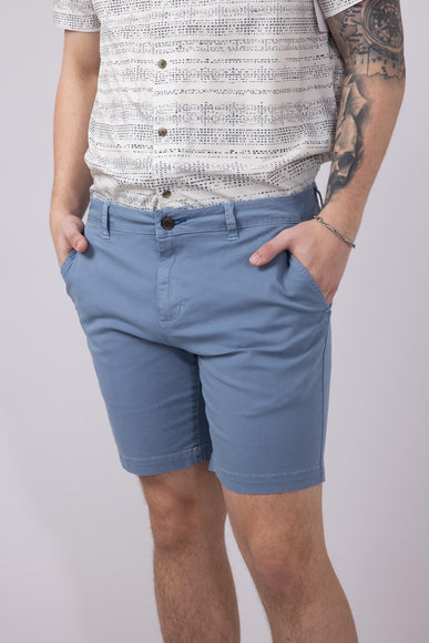 1897 Original 8" Heavy Wash Twill Shorts for Men in Malibu Blue