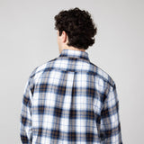 1897 Legends Flannel Shirt for Men in White/Brown/Blue