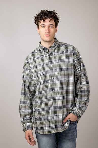 1897 Legends Flannel Shirt for Men in Olive/Grey