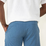 1897 Original Heather Hybrid Shorts for Men in Cobalt Blue