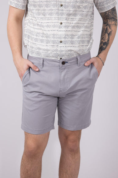 1897 Original 8" Heavy Wash Twill Shorts for Men in Light Grey