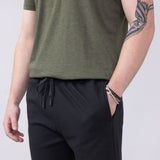 1897 Active Diamond Stretch Shorts for Men in Charcoal 