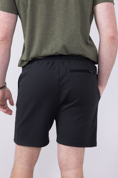 1897 Active Diamond Stretch Shorts for Men in Charcoal 