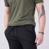 1897 Active Diamond Stretch Shorts for Men in Charcoal 