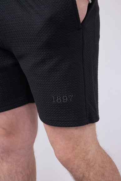 1897 Active Diamond Stretch Shorts for Men in Charcoal 